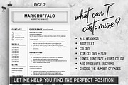 Minimalist RESUME Template CV, a Resume Template by LevelUpResume (Thumbnail 4 of 5)