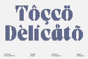 CS Aslan Stitched, a Sans Serif Font by Craft Supply Co. (Thumbnail 7 of 8)