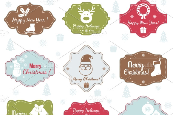 Christmas Badges Collection