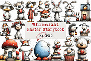 Whimsical Easter Storybook Bundle, an Illustration by Libby Wishes (Thumbnail 1 of 5)