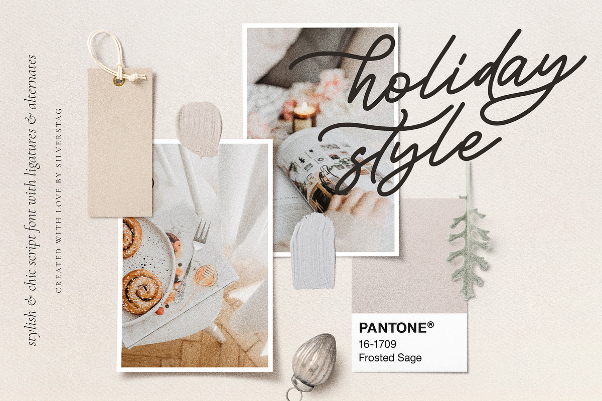 Holiday Galore - Hand-Drawn Font Duo, a Sans Serif Font by SilverStag Type Foundry (Photo 20 of 39)