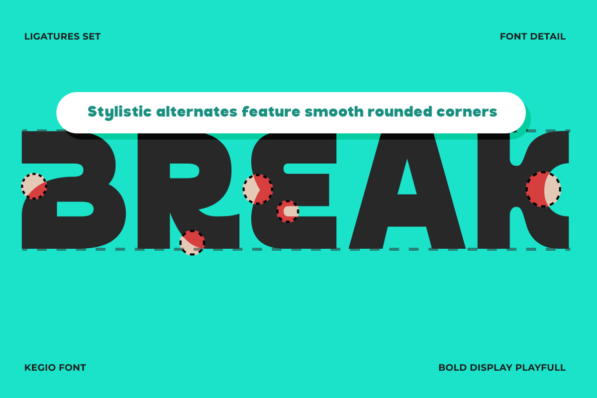 Kegio Bold Display Sans Serif Font, a Sans Serif Font by Rasio Studio (Photo 5 of 15)