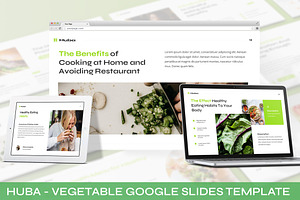 Huba - Vegetable Google Slides, a Presentation Template by SlideFactory