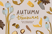 Autumn Treasures, a Seasonal Illustration by Annakniaz (Thumbnail 1 of 13)
