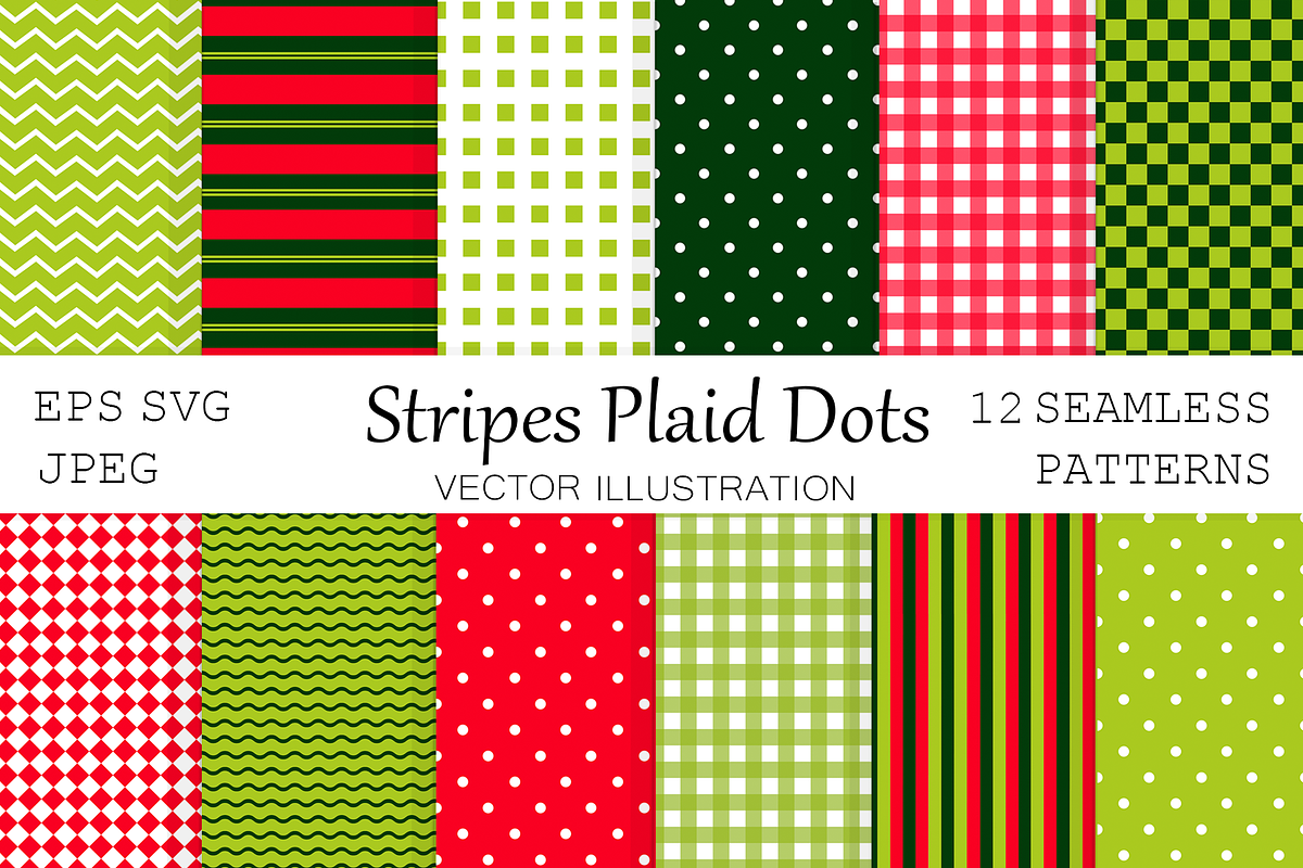 Dot pattern. Plaid pattern. Abstract, a Pattern Graphic by IrinaShishkova (Photo 1 of 4)