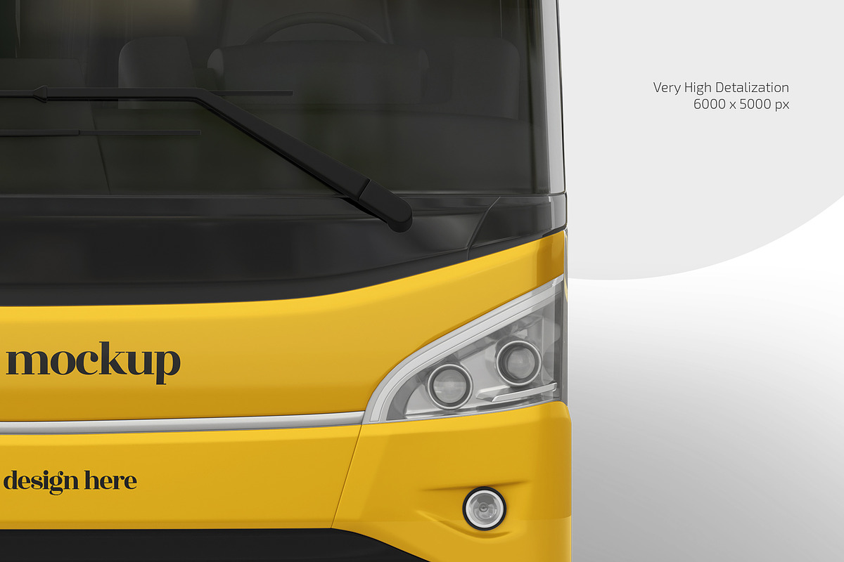 City Bus Mockup Set, a Product Mockup by Country4k (Photo 3 of 4)