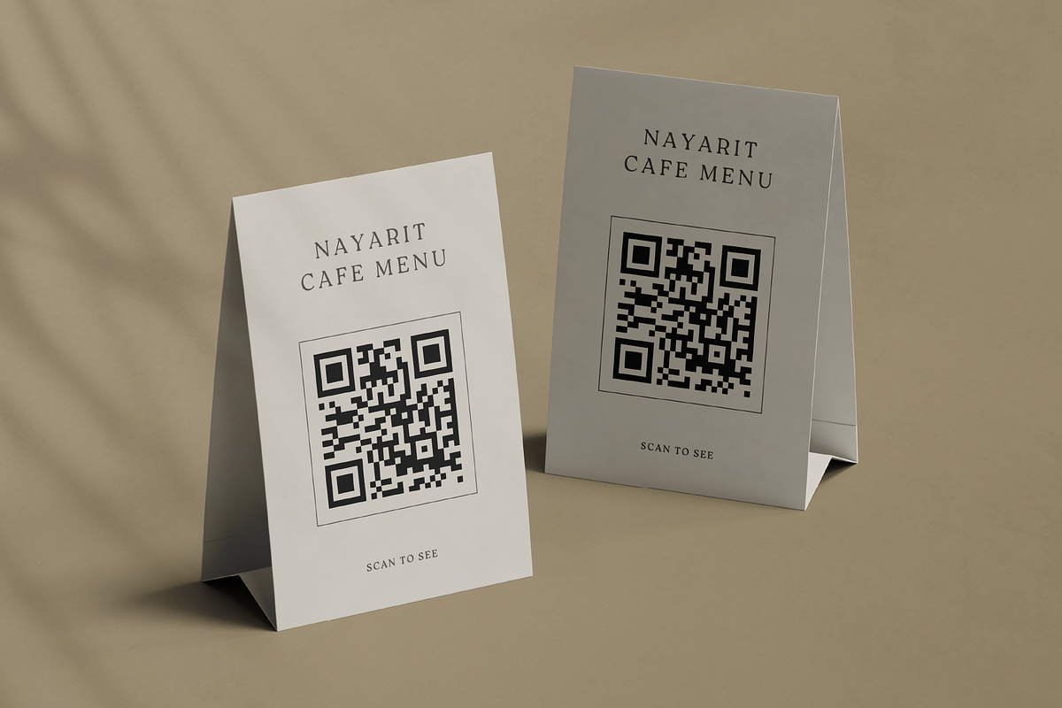 Digital Menu Template with QR Sign, a Marketing Template by Paraná Studio (Photo 5 of 5)