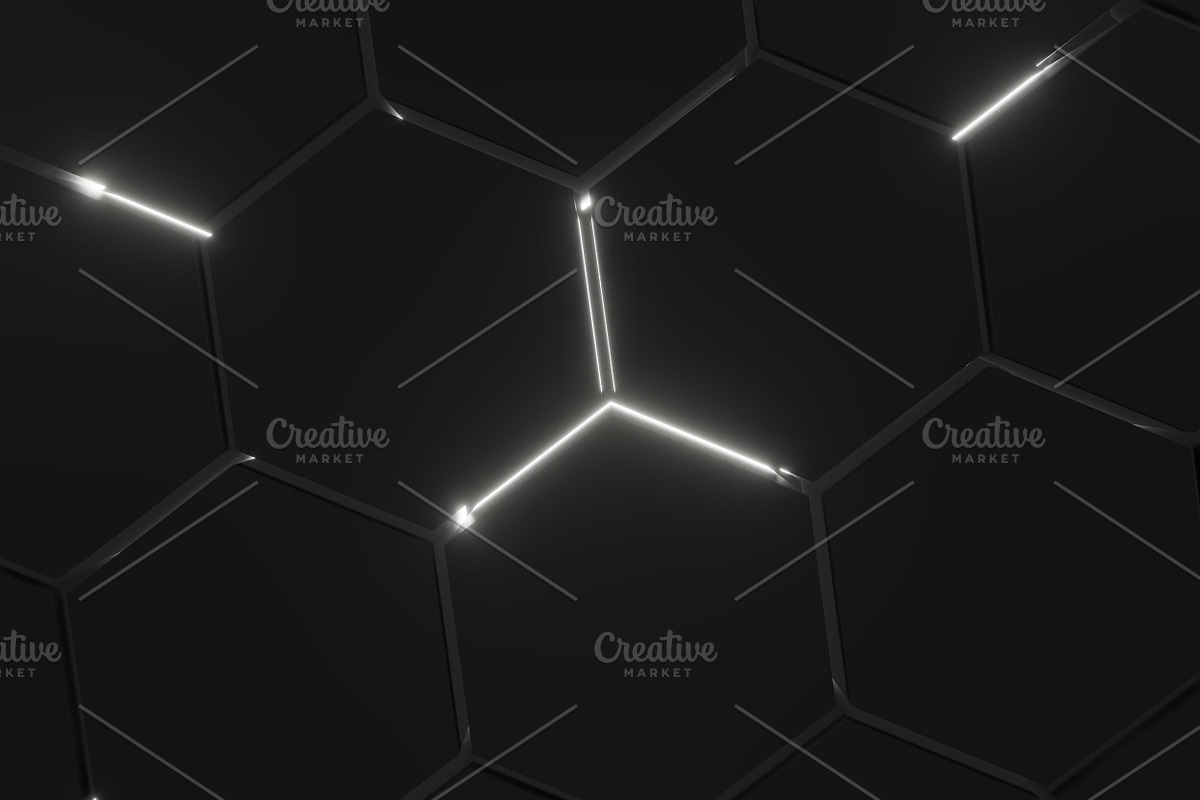 Lightened Hexagons Floor Backgrounds, a Texture Graphic by The_DrX (Photo 13 of 16)