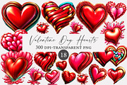 Valentine Day Hearts Clipart, an Illustration by Designworld (Thumbnail 1 of 4)