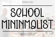 School Mininmalist, a Sans Serif Font by InermediaSTUDIO (Thumbnail 1 of 7)
