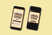 Thanksgiving Dinner Flyer Set, a Flyer Template by Patria Ari (P4tcreativa) (Thumbnail 3 of 4)