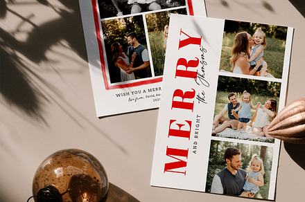 Christmas Card Template CD196