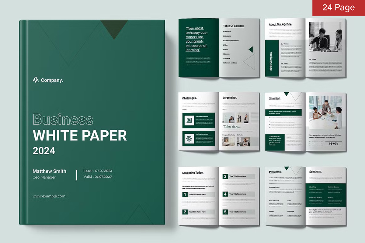 White Paper Bundle, a Brochure Template by ContestDesign (Photo 24 of 30)