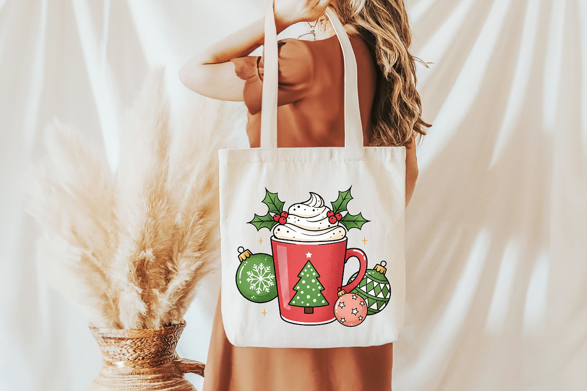 Christmas Coffee PNG Sublimation, an Illustration by Libby Wishes (Photo 3 of 6)