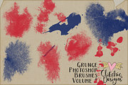 Grunge Texture Photoshop Brushes V1, a Brush Add-On by Clikchic Designs (Thumbnail 4 of 4)