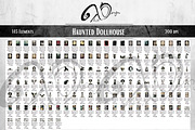 Haunted Dollhouse: Gothic Clipart, a Seasonal Illustration by NiiiNArt (Thumbnail 7 of 7)