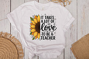 Sunflower Teacher Sublimation Design, a Seasonal Illustration by DreamPrint404 (Thumbnail 4 of 6)