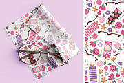 Bookish Valentine Seamless Patterns, a Pattern Graphic by Alanna Messina Design Co (Thumbnail 8 of 8)