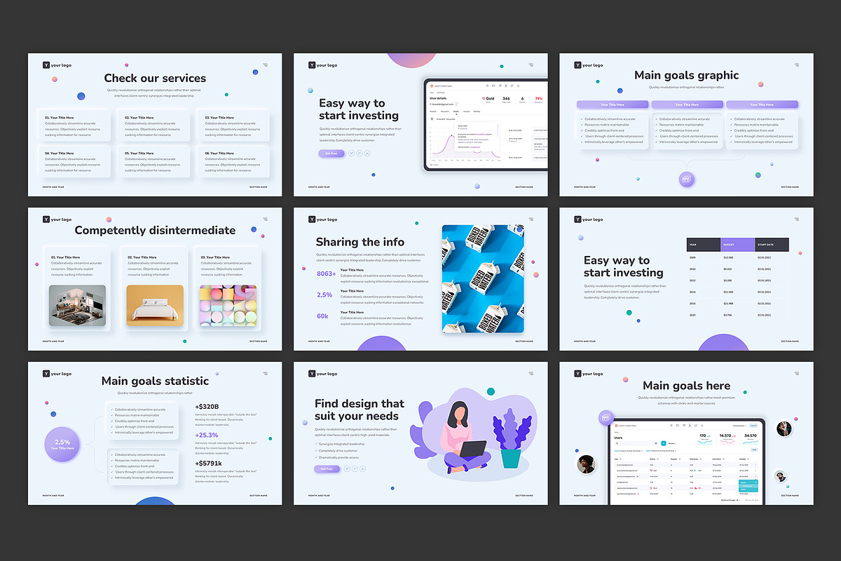 Neuromorphic Presentation Template, a Presentation Template by Pixel_Vision_Store (Photo 3 of 5)