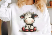 Whimsical easter cow clipart, an Illustration by SinaCreation (Thumbnail 10 of 11)