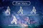 Agnezia - 5 Font styles, a Script Font by Gblack Id (Thumbnail 5 of 7)