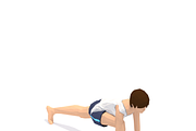 30 Yoga Pose Animations Bundle Woman, a Characters & Person 3D Model by Daniel Mikulik (Thumbnail 16 of 30)