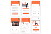 FitOn Fitness Adobe XD App, an UI Kit Template by themelove (Thumbnail 8 of 9)