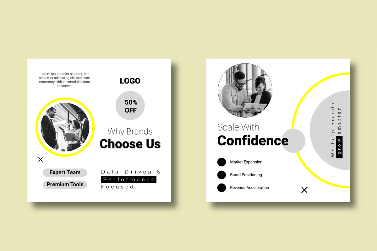 Business Growth Social Media Design, a Social Media Template by MightyDesign (Photo 3 of 8)