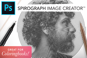 Spirograph Creator for Coloringbooks