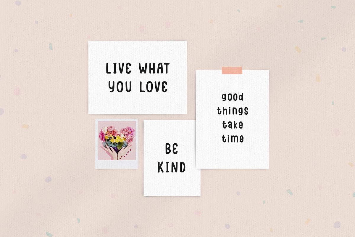 Morning Glory cute handwritten font, a Handwritten Font by jyllyco (Photo 3 of 7)