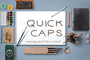 Quick Caps, a Sans Serif Font by Et Alia Creations (Thumbnail 1 of 2)