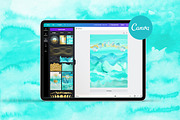 Celestial Landscape Abstract Creator, a Texture Illustration by Julie&Taily (Thumbnail 23 of 25)