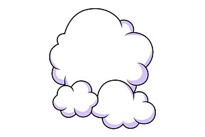 Illustration of clouds., a Seasonal Illustration by incomible