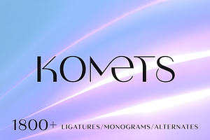 Komets - Ligatures Font