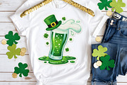 St. Patrick's Day Green Beer Splash, an Illustration by Canvas Craft (Thumbnail 4 of 4)