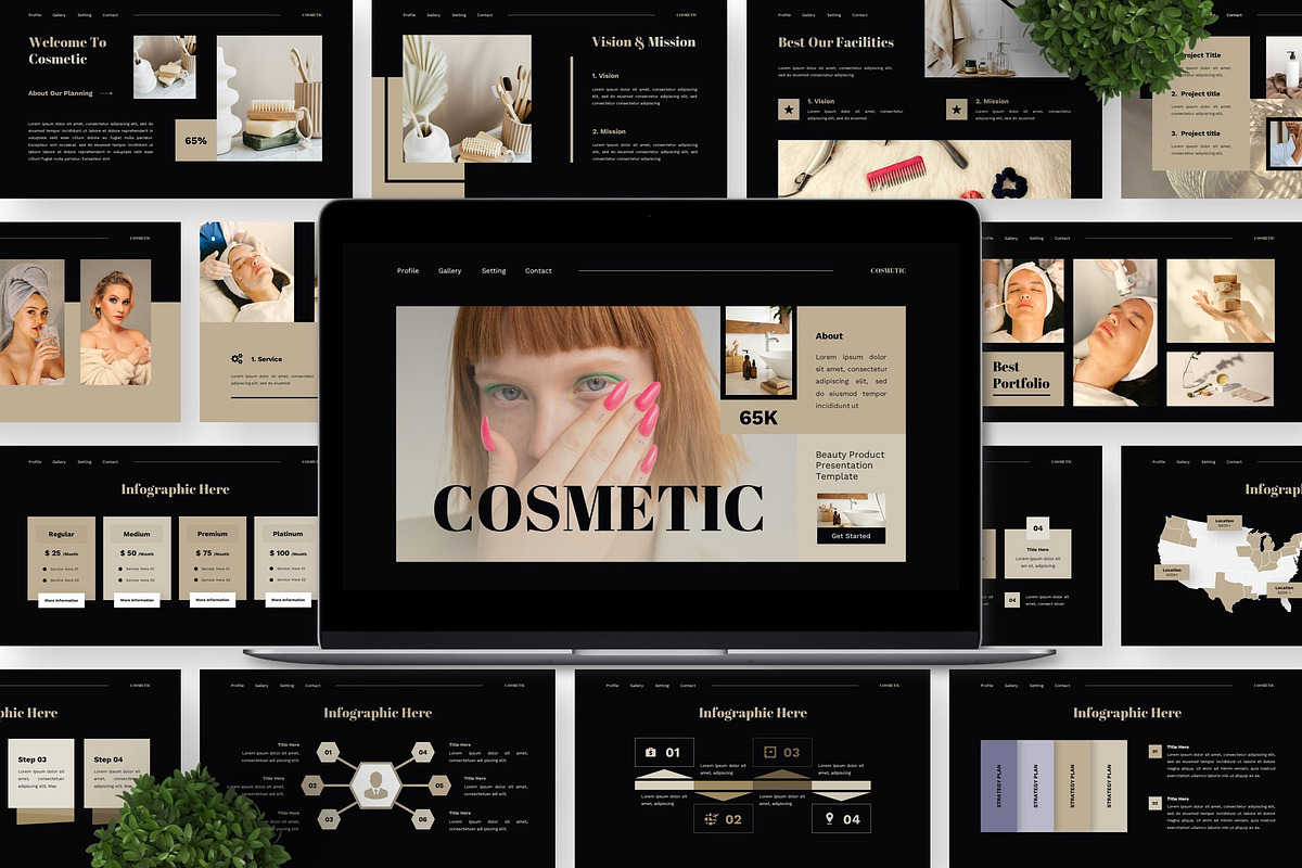 Cosmetic - Beauty Product Keynote preview 2
