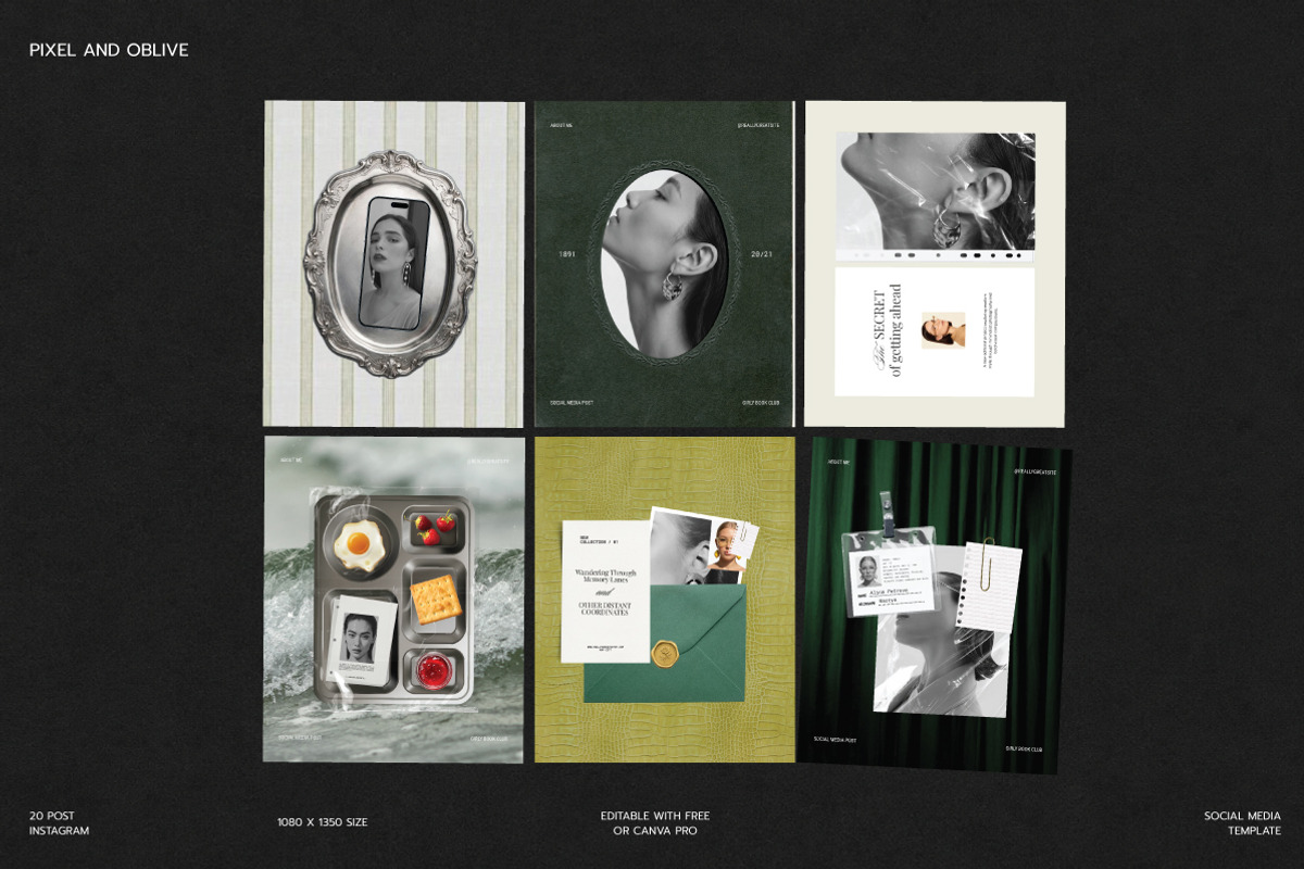 ALMA / Post Social Media KIT, a Social Media Template by Pixel And Oblivé (Photo 1 of 6)