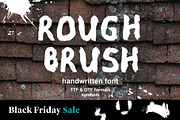 Rough Brush Font, a Script Font by Live line (Thumbnail 6 of 9)