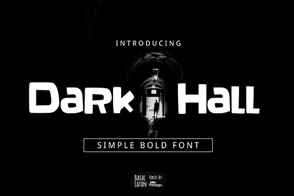 Dark Hall Font preview 6