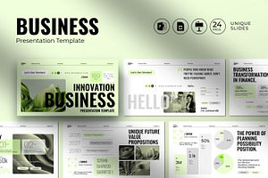 Minimal Business plan Presentation