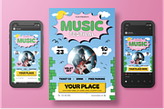 Music Fest Flyer Set, a Flyer Template by Annora Studio (Thumbnail 5 of 6)
