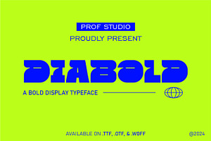 Diabold - Bold Display Typeface