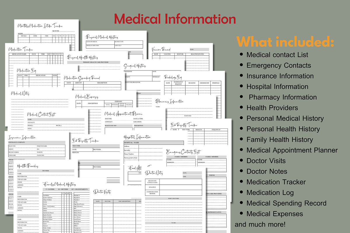 End Of Life Planner - Canva Template, an App Template by Adalin Shop (Photo 3 of 11)