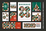 Modern Christmas Mosaic Design Set, a Seasonal Illustration by Lettering_Logo (Thumbnail 3 of 6)