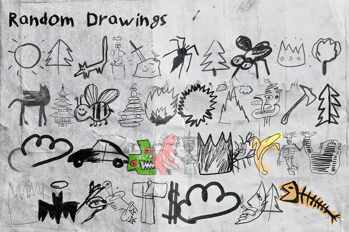 Anti-Drawings Vol.1, an Object Graphic by bbymedia.store (Photo 3 of 9)
