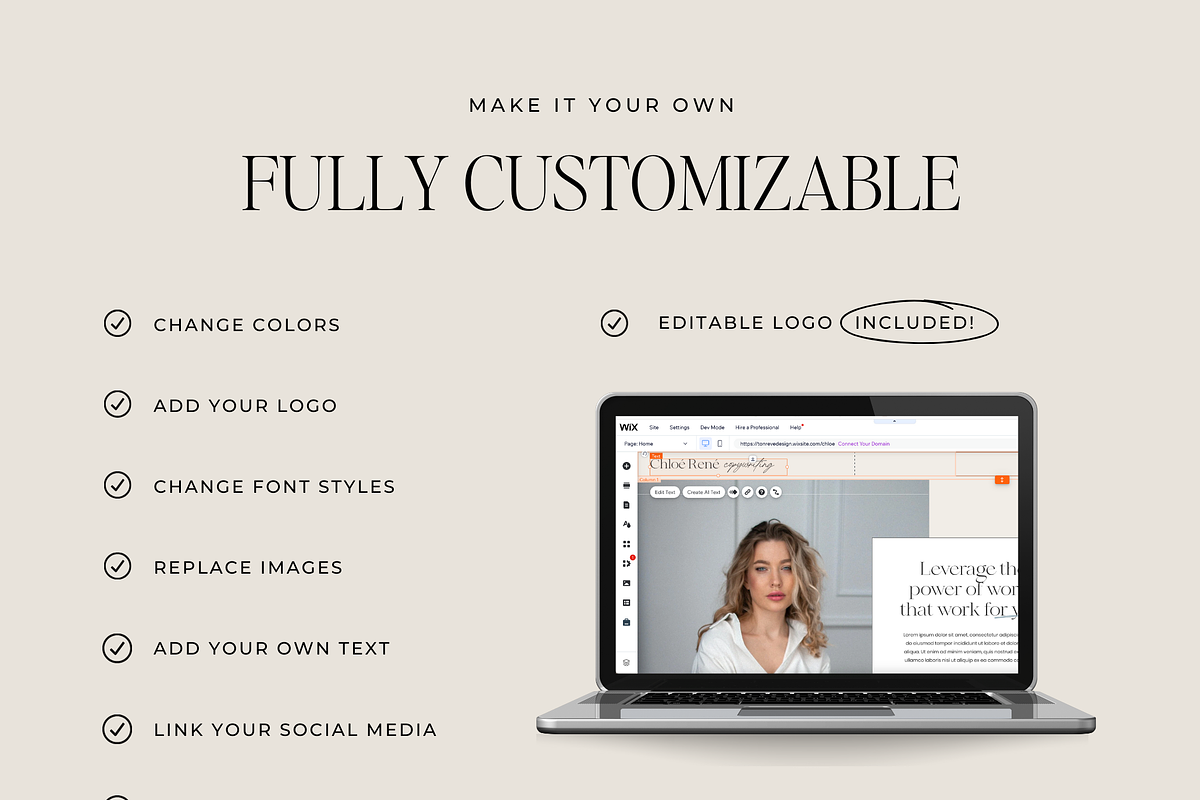 Website Template for Services, a Wix Template by Ton Rêve Design Studio (Photo 6 of 7)