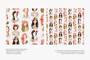 Boho girls seamless pattern, a Pattern Graphic by Pink Studio Art (Thumbnail 2 of 4)