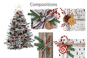 Gift Box DIY Watercolor Clipart, a Decorative Illustration by NNclipart (Thumbnail 5 of 6)