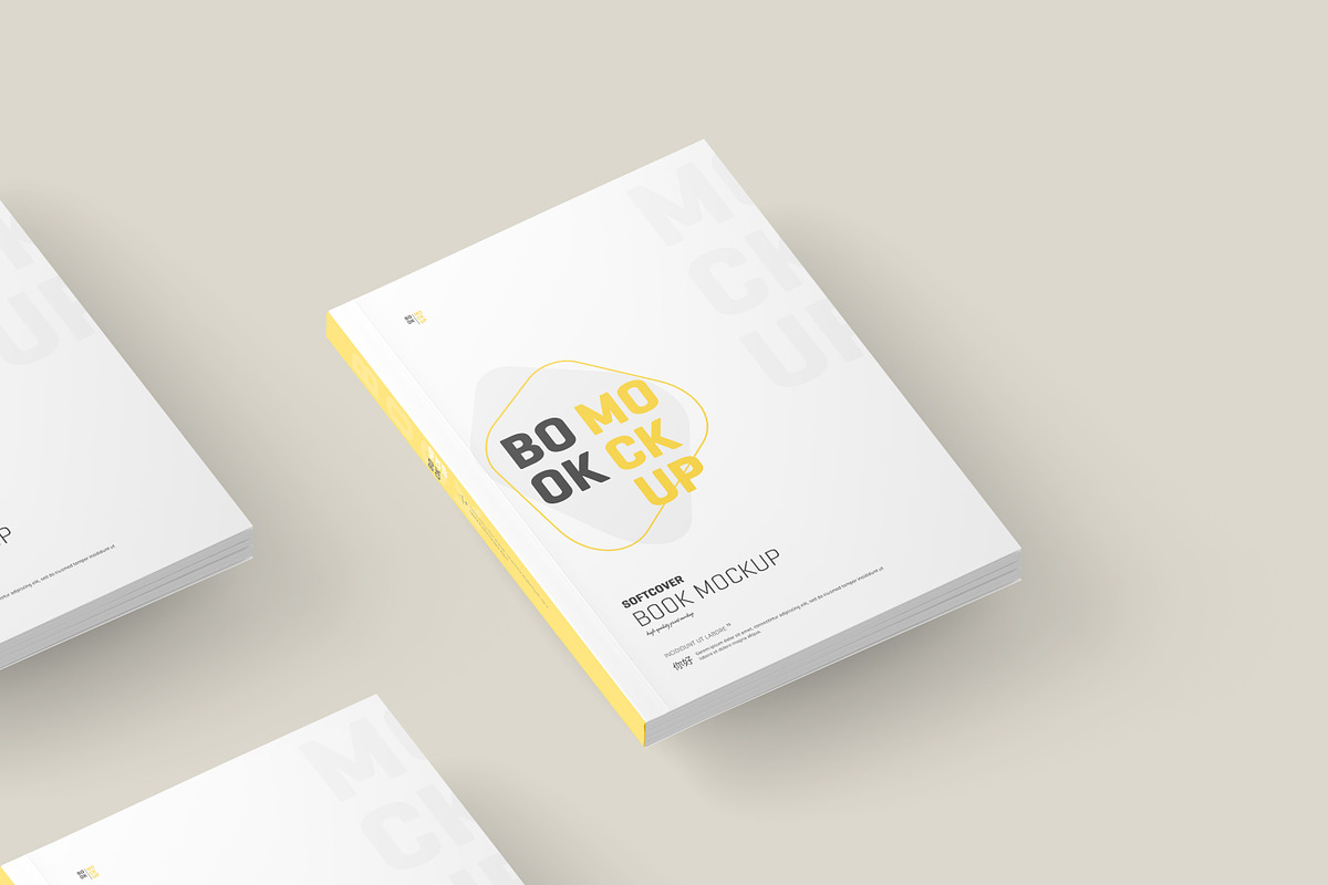 Softcover Book Mockup, a Books & Magazine Mockup by Toasin Studio