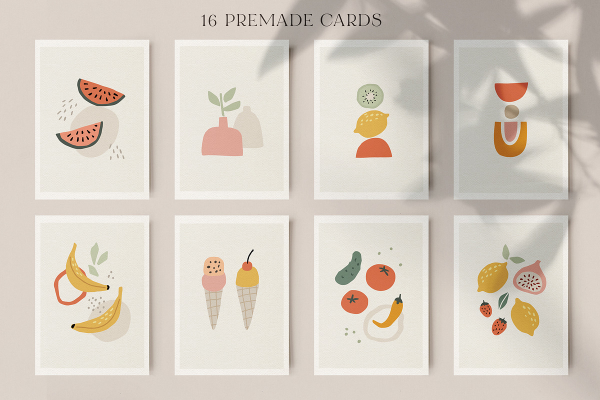 Abstract Juicy Summer Set, a Decorative Illustration by Tabita's shop (Photo 8 of 14)